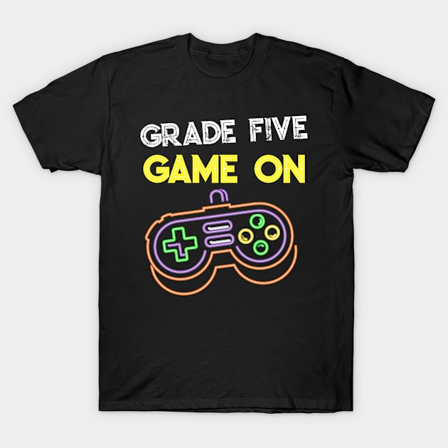 Game on Gamer Video Games T-Shirt T-Shirt by Antzyzzz